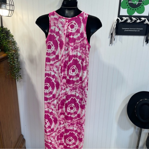 Koolaburra Pink Tie-Dye maxi dress small - Picture 7 of 8